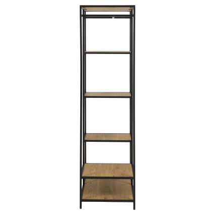 Obešalnik SARON hrast/črna