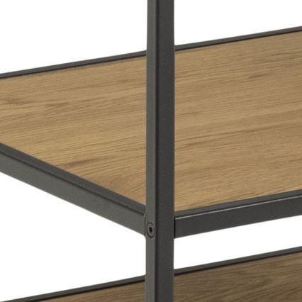 Obešalnik SARON hrast/črna