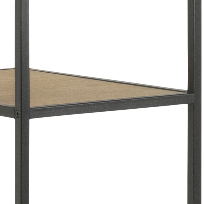 Obešalnik SARON hrast/črna