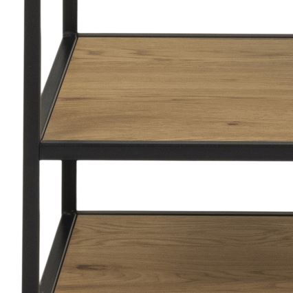 Obešalnik SARON hrast/črna