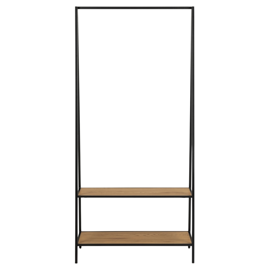 Obešalnik SARON hrast/črna