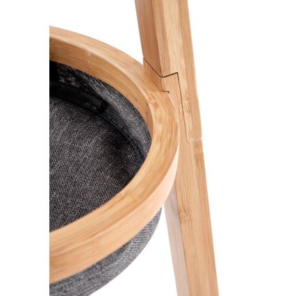 Obešalnik za plašče 177x52 cm rjava
