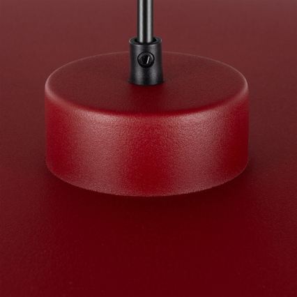 Obesna svetilka na jekleni vrvici PIATTO 1xGX53/15W/230V Ø 45 cm, bordo