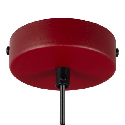 Obesna svetilka na jekleni vrvici PIATTO 1xGX53/15W/230V Ø 45 cm, bordo
