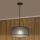 Obesna svetilka na kablu ALBA 1xE27/15W/230V, premer 40 cm, siva