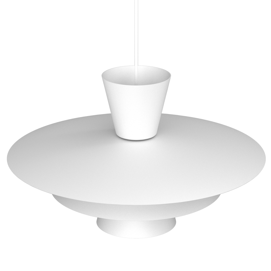 Obesna svetilka PLATO na kablu 1xE27/15W/230V, bela