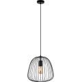 Obesni lestenec OVELLA na kablu 1xE27/15W/230V premer 36 cm črna