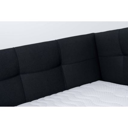 Oblazinjena postelja s prostorom za shranjevanje brez vzmetnice MARIA PETITE 120x200 cm antracit