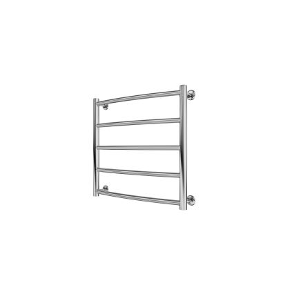 Ogrevani nosilec za brisače z lestvijo CLASSIC 102W/230V 50x53 cm nerjaveče jeklo/sijajni krom