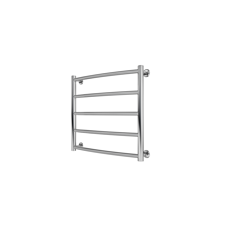 Ogrevani nosilec za brisače z lestvijo CLASSIC 102W/230V 50x53 cm nerjaveče jeklo/sijajni krom