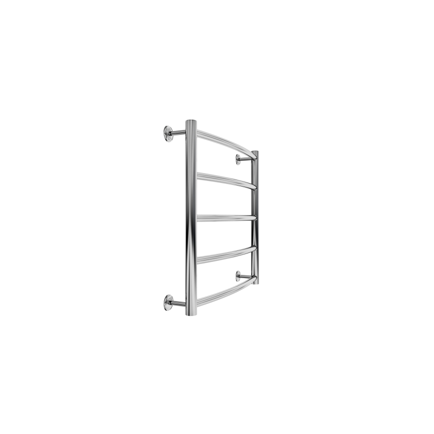Ogrevani nosilec za brisače z lestvijo CLASSIC 102W/230V 50x53 cm nerjaveče jeklo/sijajni krom