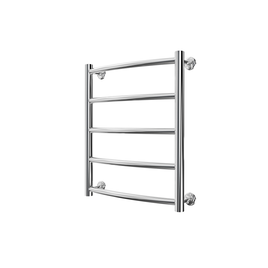 Ogrevani nosilec za brisače z lestvijo CLASSIC 88W/230V 50x43 cm nerjaveče jeklo/sijajni krom