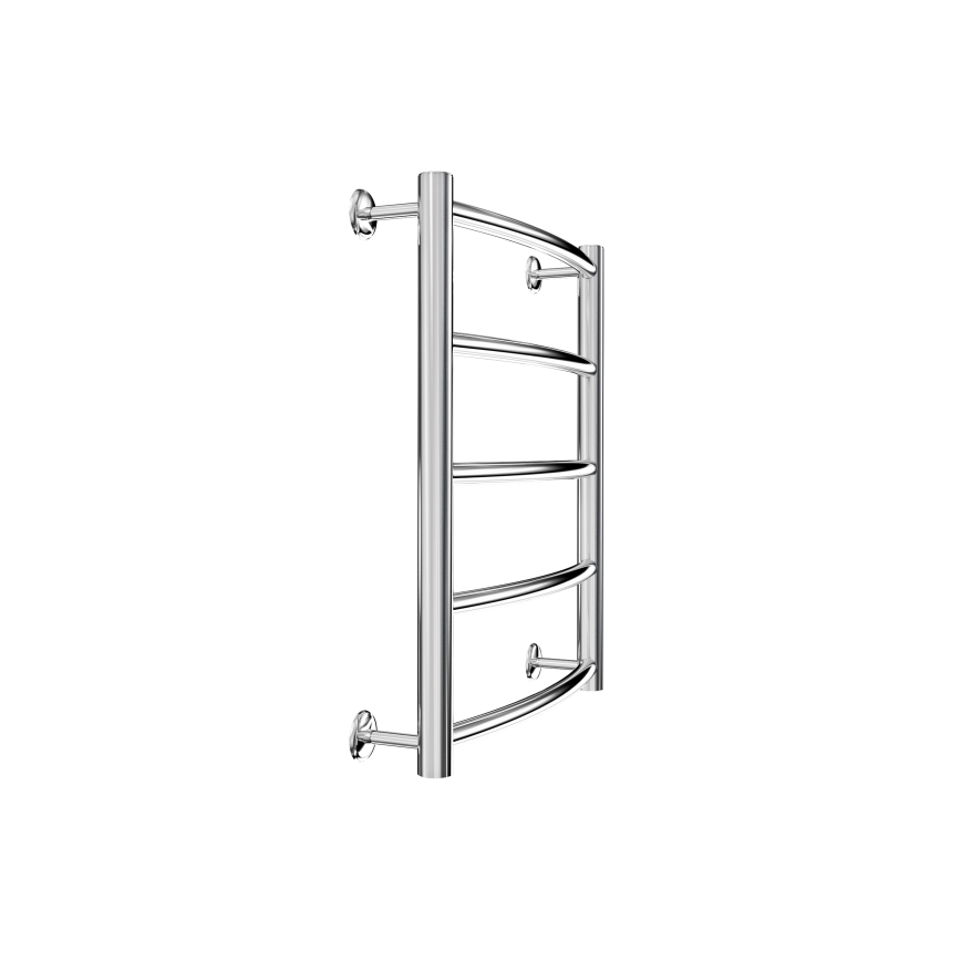 Ogrevani nosilec za brisače z lestvijo CLASSIC 88W/230V 50x43 cm nerjaveče jeklo/sijajni krom