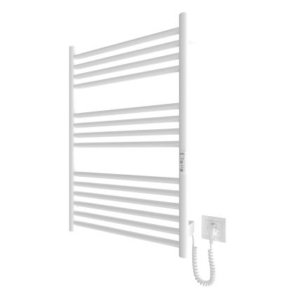 Ogrevani nosilec za brisače z lestvijo HF GREENWICH 170W/230V 77x53 cm bela okrogla