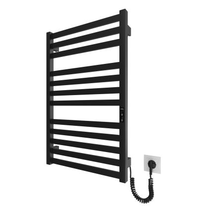 Ogrevani nosilec za brisače z lestvijo HF OXFORD 170W/230V 77x53 cm črna