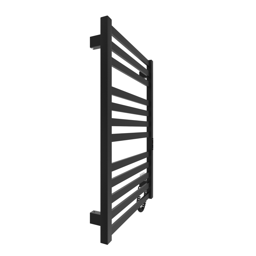 Ogrevani nosilec za brisače z lestvijo HF OXFORD 170W/230V 77x53 cm črna