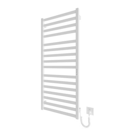 Ogrevani nosilec za brisače z lestvijo HF OXFORD 255W/230V 117x53 cm bela desno