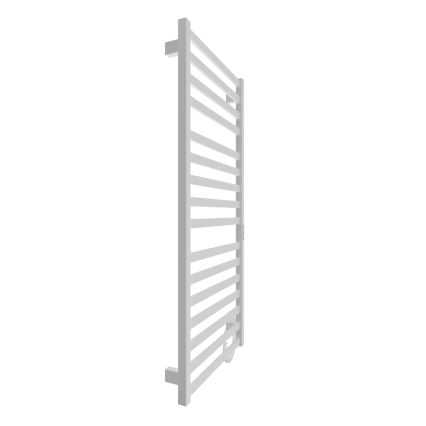 Ogrevani nosilec za brisače z lestvijo HF OXFORD 255W/230V 117x53 cm bela desno