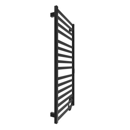 Ogrevani nosilec za brisače z lestvijo HF OXFORD 255W/230V 117x53 cm črna