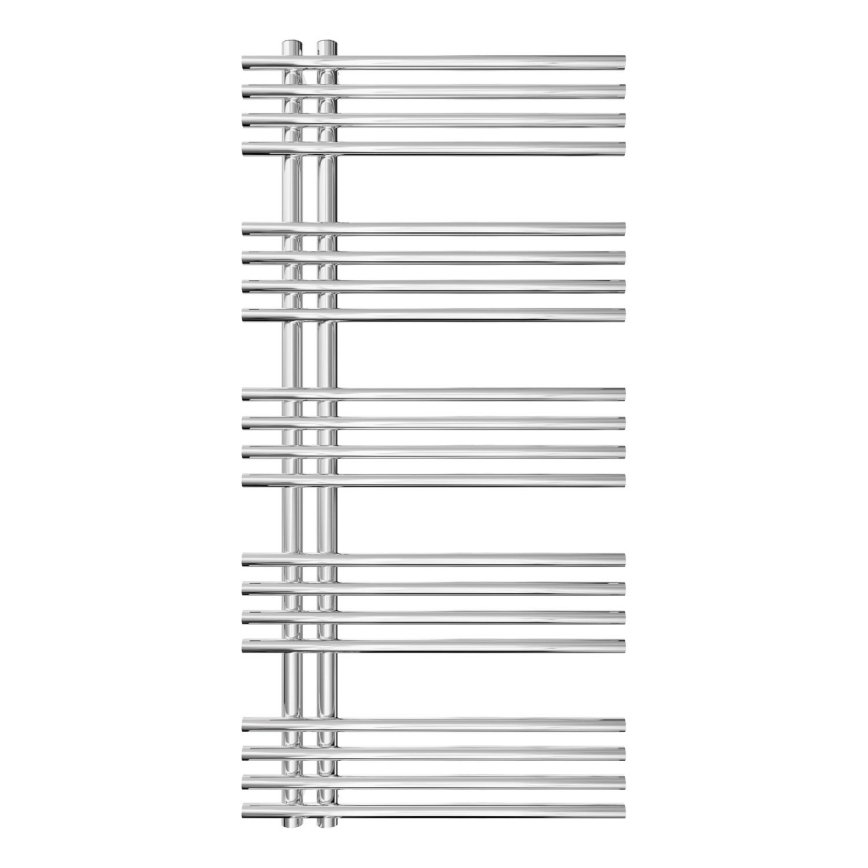 Ogrevani nosilec za brisače z lestvijo INOX 368W/230V 109x53 cm nerjaveče jeklo/sijajni krom