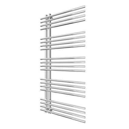 Ogrevani nosilec za brisače z lestvijo INOX 368W/230V 109x53 cm nerjaveče jeklo/sijajni krom