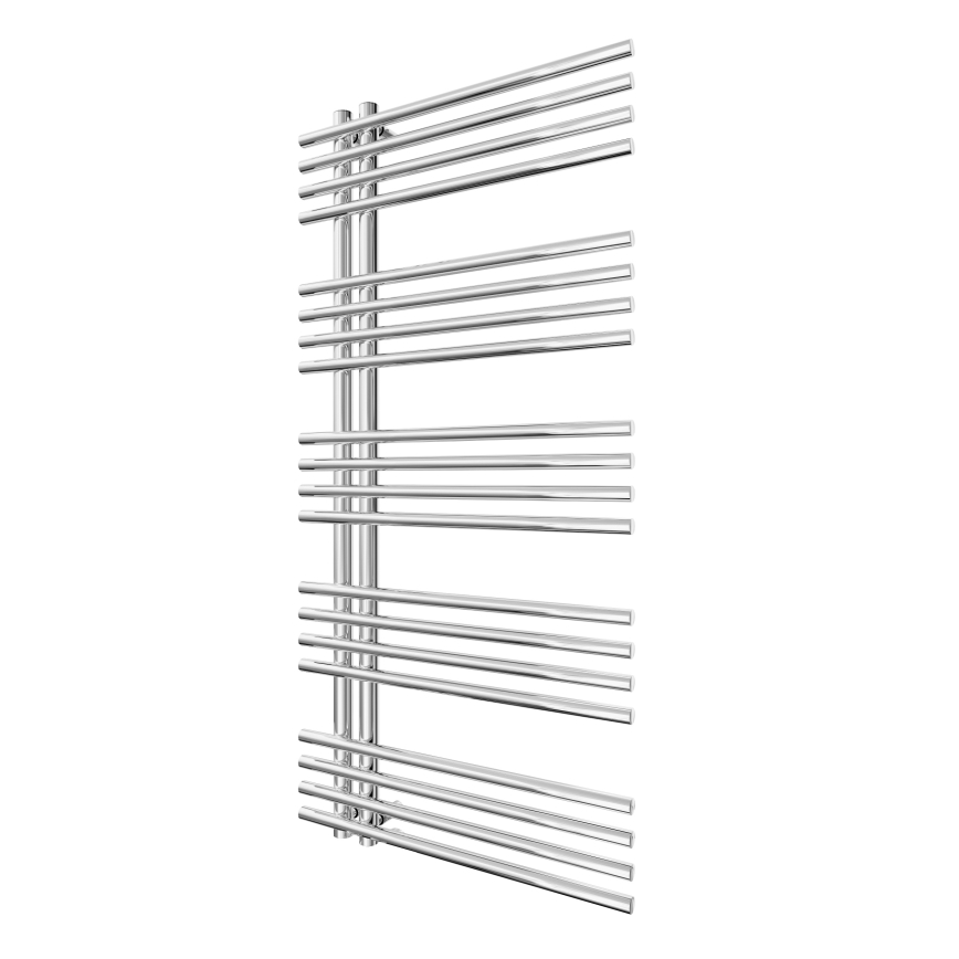 Ogrevani nosilec za brisače z lestvijo INOX 368W/230V 109x53 cm nerjaveče jeklo/sijajni krom