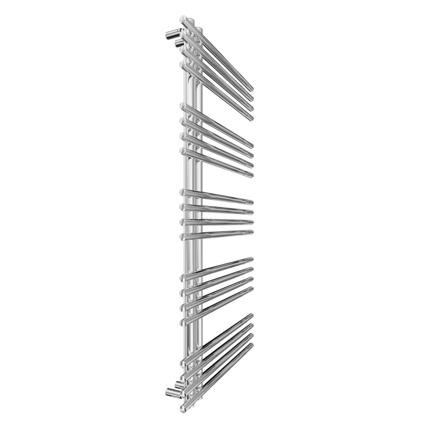Ogrevani nosilec za brisače z lestvijo INOX 368W/230V 109x53 cm nerjaveče jeklo/sijajni krom