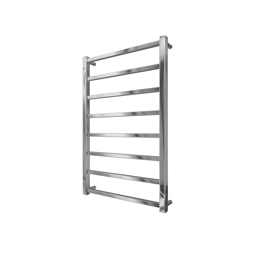 Ogrevani nosilec za brisače z lestvijo TOKIO 174W/230V 80x53 cm nerjaveče jeklo/sijajni krom
