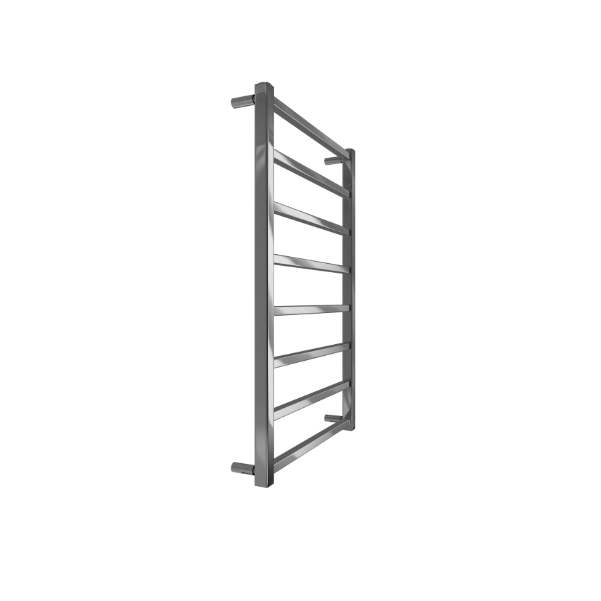 Ogrevani nosilec za brisače z lestvijo TOKIO 174W/230V 80x53 cm nerjaveče jeklo/sijajni krom