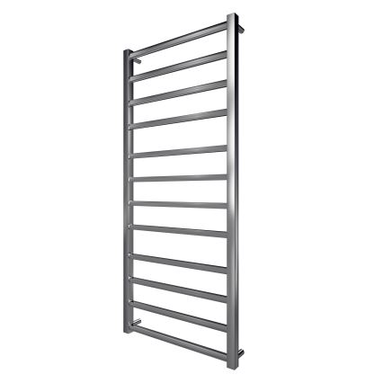 Ogrevani nosilec za brisače z lestvijo TOKIO 260W/230V 120x53 cm nerjaveče jeklo/sijajni krom