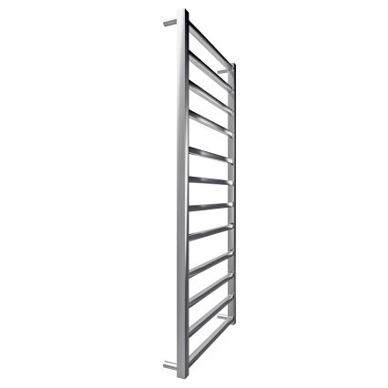 Ogrevani nosilec za brisače z lestvijo TOKIO 260W/230V 120x53 cm nerjaveče jeklo/sijajni krom