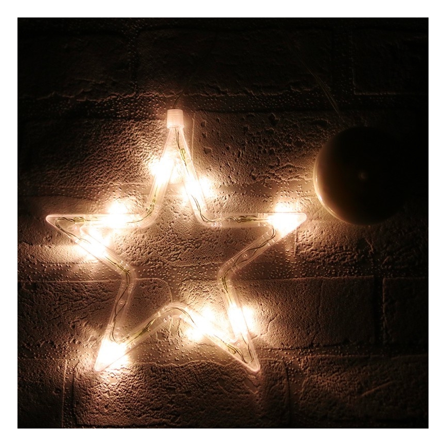 Okenska dekoracija 8xLED/3xAA