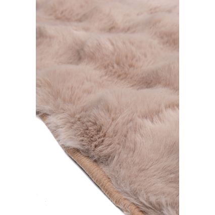 Okrogla preproga RABBIT BUBBLE 160 cm bež