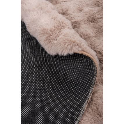Okrogla preproga RABBIT BUBBLE 160 cm bež