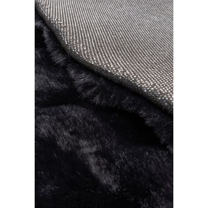 Okrogla preproga RABBIT BUBBLE, 160 cm, črna