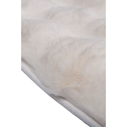 Okrogla preproga RABBIT BUBBLE 160 cm kremna