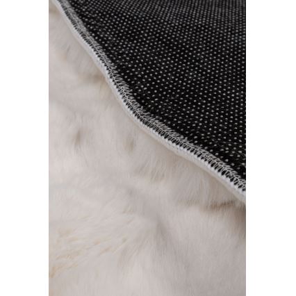 Okrogla preproga RABBIT BUBBLE 160 cm kremna