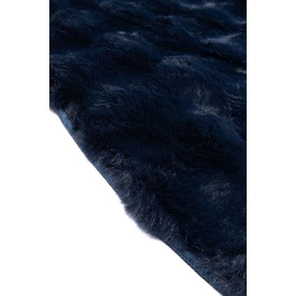 Okrogla preproga RABBIT BUBBLE 160 cm modra