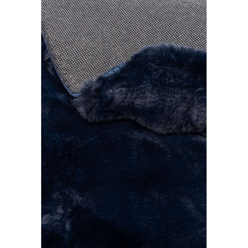 Okrogla preproga RABBIT BUBBLE 160 cm modra