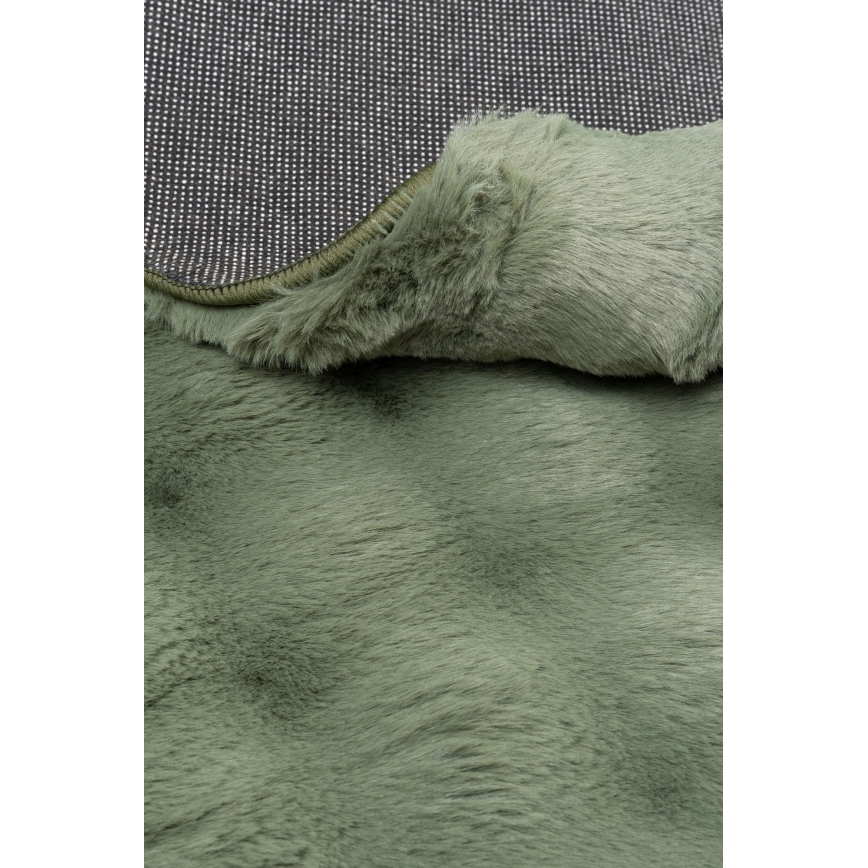 Okrogla preproga RABBIT BUBBLE 160 cm zelena