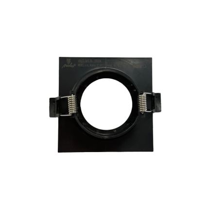 Okvir za vgradno stropno svetilo GU10 8,6x8,6 cm črn