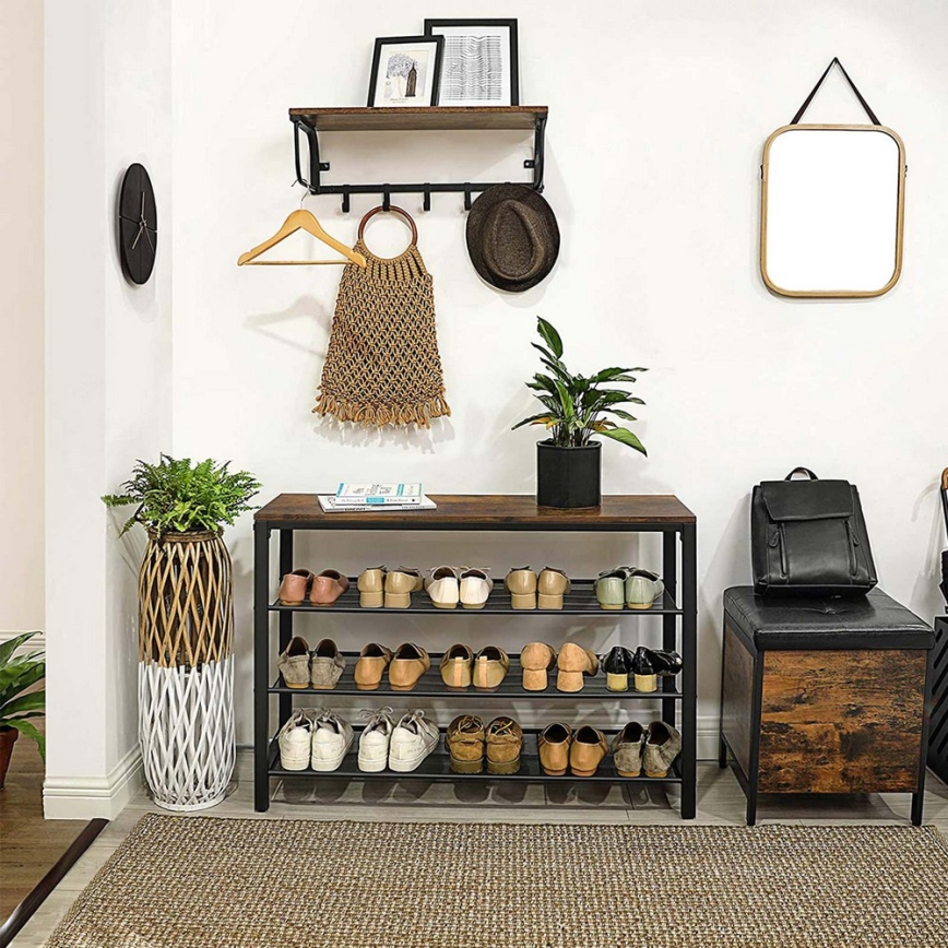 Omara za čevlje DAVOR rjava/črna