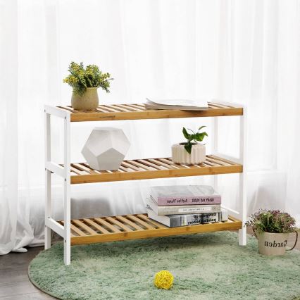 Omara za čevlje MATE rjava/bela