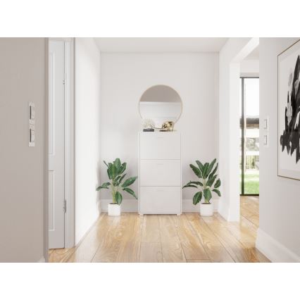 Omara za čevlje PIGO bela