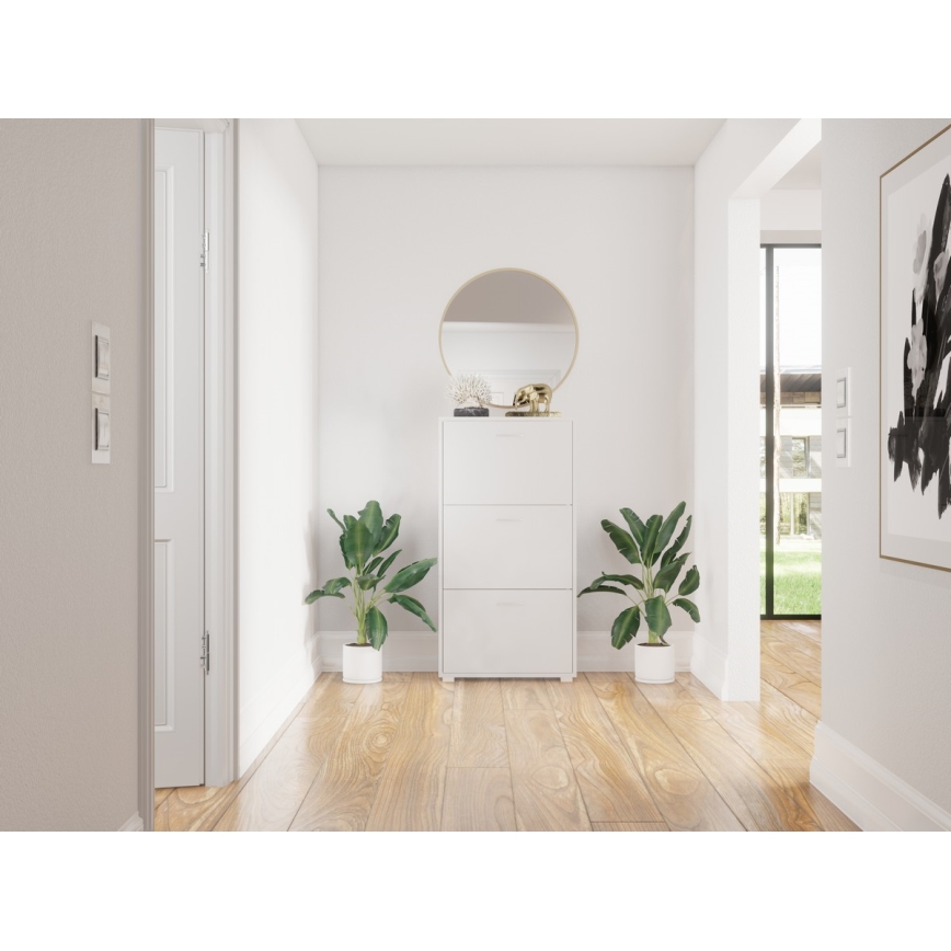 Omara za čevlje PIGO bela