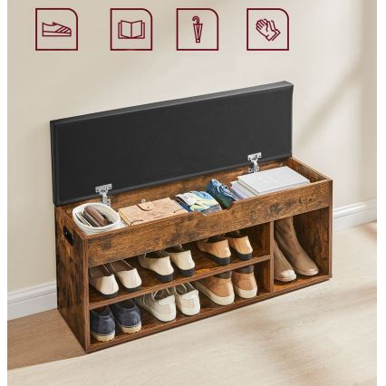 Omara za čevlje VOREN rjava/črna