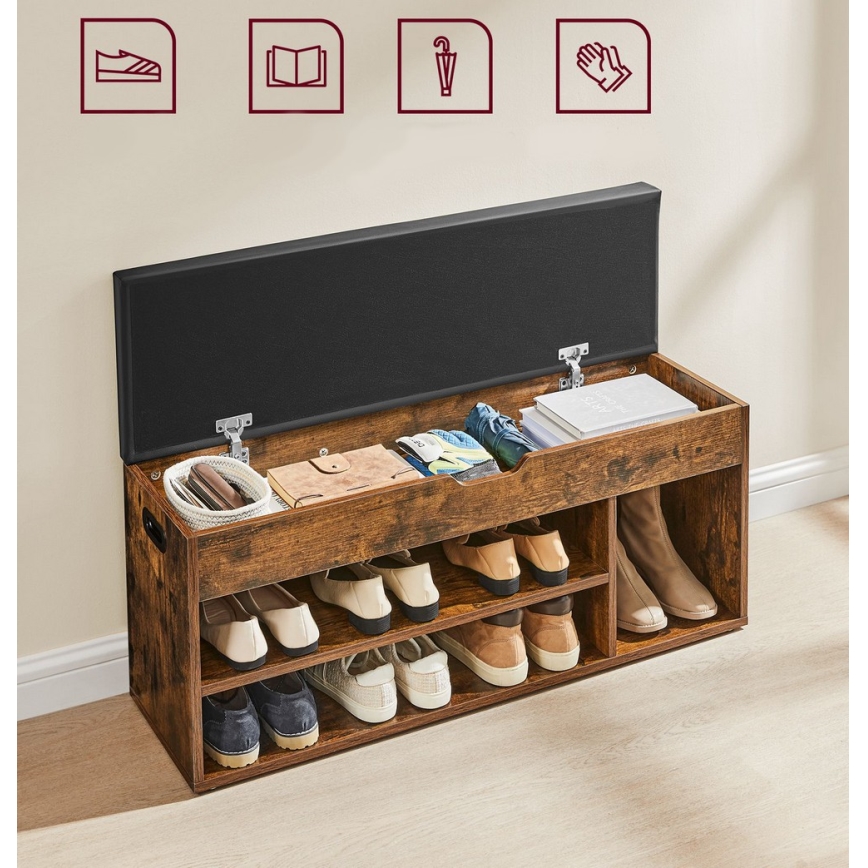 Omara za čevlje VOREN rjava/črna