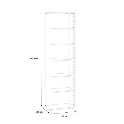 Omara za knjige URAN, bela