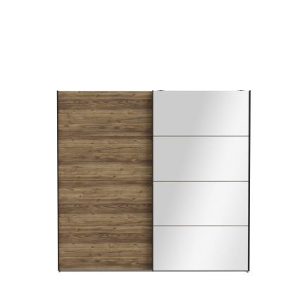 Omara za oblačila z ogledalom OREN 220x210 cm, artisan hrast