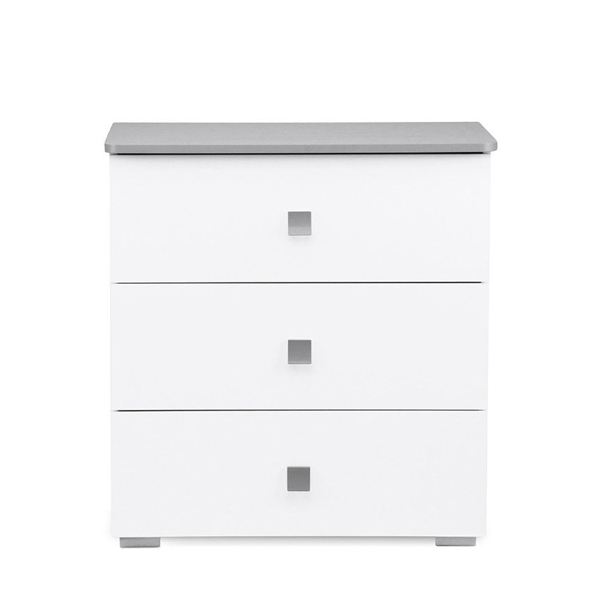 Omarica PABIS 87x83 cm bela/siva